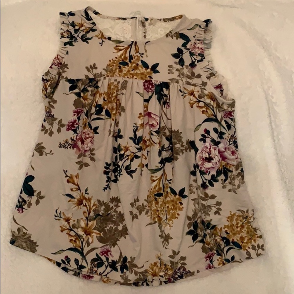 Sleeveless babydoll blouse by Hem & Thread